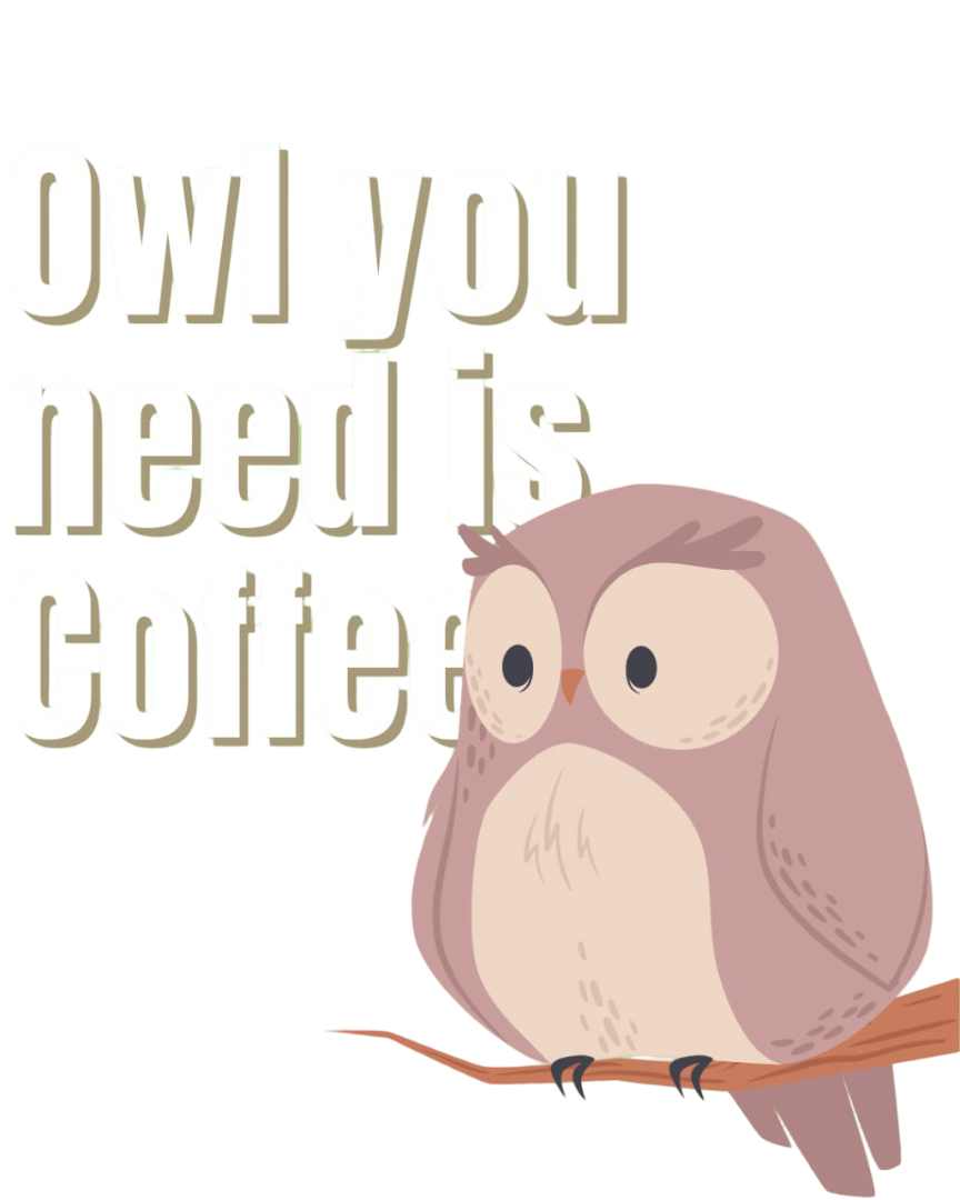Owl you need is coffee, Sweat T-shirt