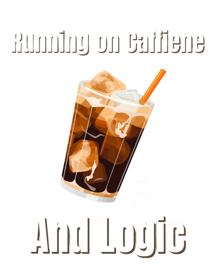 Running on Caffiene and Logic, T-shirt