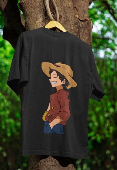 Straw Hat Pirate Over-sized T-Shirt