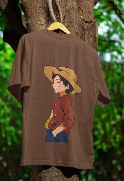 Straw Hat Pirate Over-sized T-Shirt