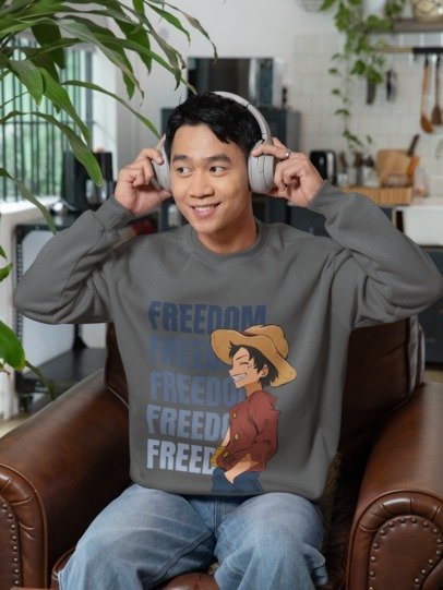Straw Hat Freedom Version Sweat T-Shirt