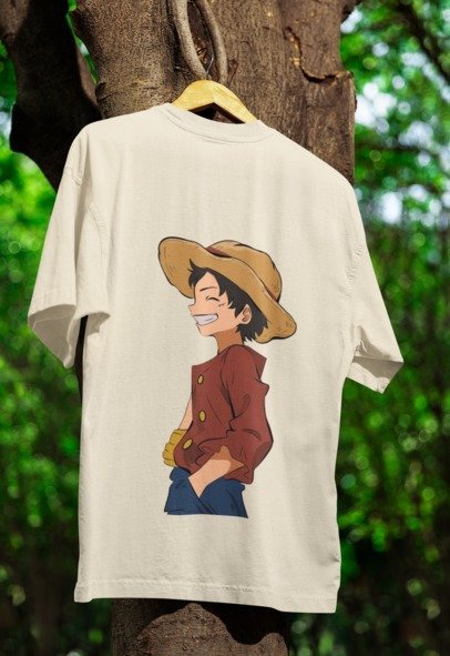 Straw Hat Pirate Over-sized T-Shirt