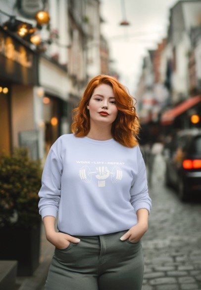 Work Lift Repeat Design Sweat T-shirt