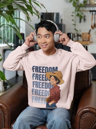 Straw Hat Freedom Version Sweat T-Shirt